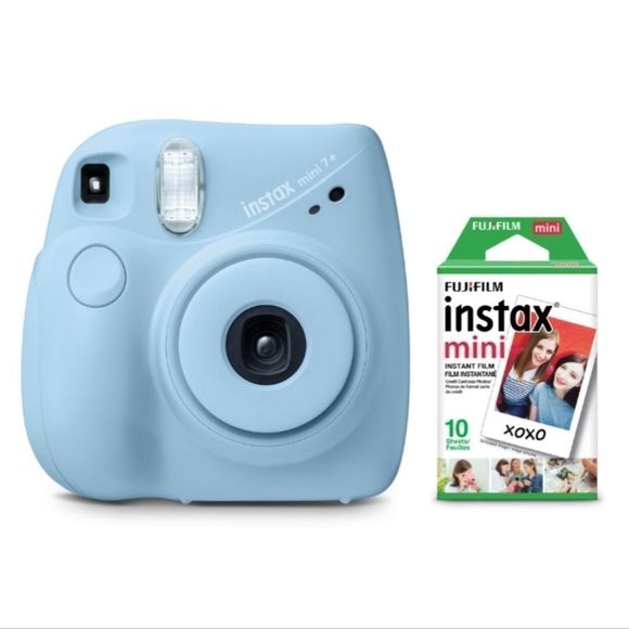 Instax Mini 7 Plus Light Blue Camera - Picture 1 of 4
